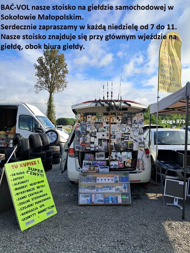 BAĆ-VOL  CB RADIA Gielda samochodowa Sokolow Mlp