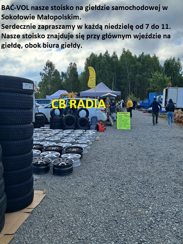 BAC-VOL - stoisko nr A2  Gielda samochodowa Sokolow Malopolski